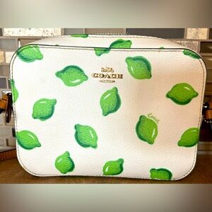 Coach Mini-Camera Bag with Line Print